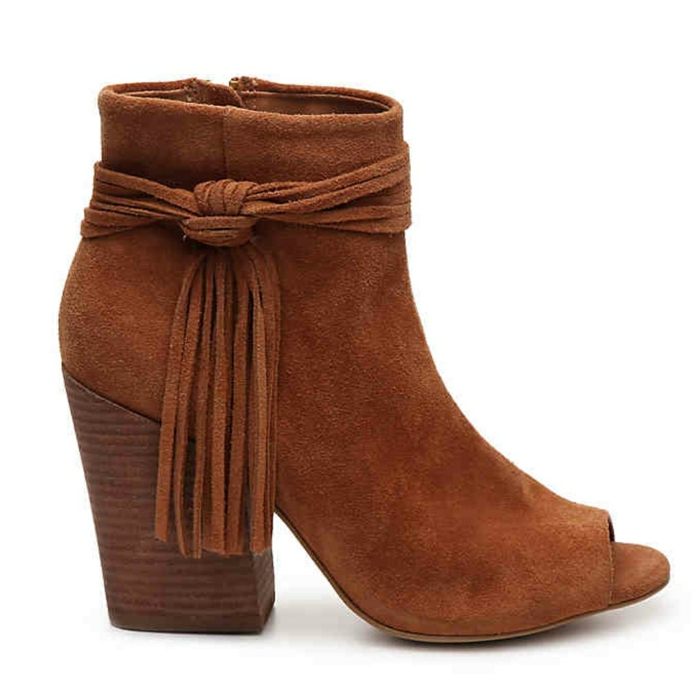 STEVE MADDEN Baine Peep Toe Bootie - 9M
